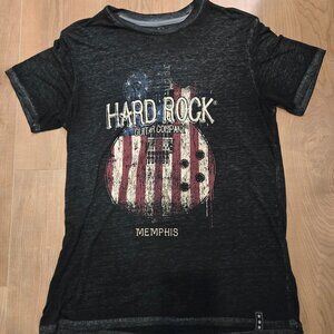 Hard Rock Guitar Company Memphis Burnout Tshirt